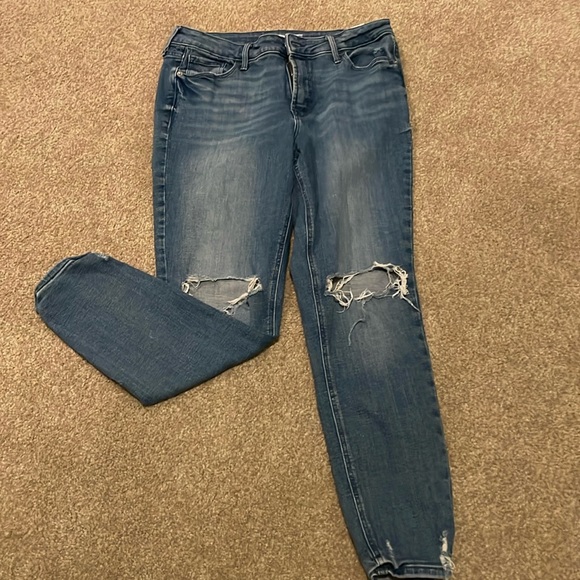 Size 8 - Old Navy Rockstar High Rise Skinny Jeans - Picture 1 of 3